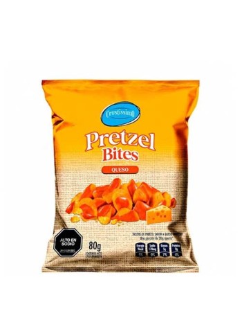 CRUSTISSUMO PRETZEL BITES QUESO 80G