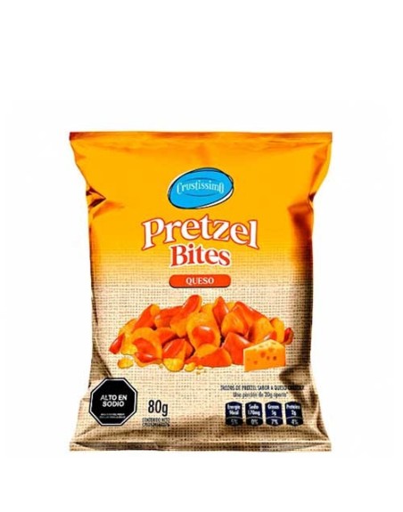 CRUSTISSUMO PRETZEL BITES QUESO 80G