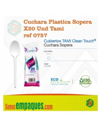 CUCHARAS PLASTICAS X20UND