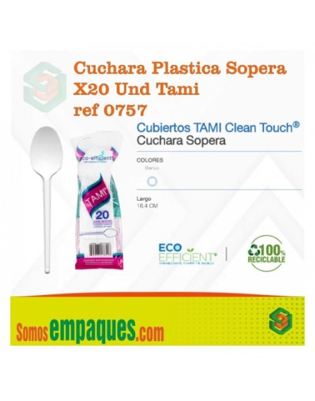 CUCHARAS PLASTICAS X20UND