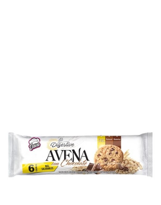 DANU DIGESTIVE GALLATA AVENA CON CHOCOLATE 68G