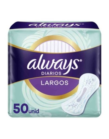 ALWAYS PROTECTORES DIARIOS LARGOSX3 PROTECCION X50UND 146G