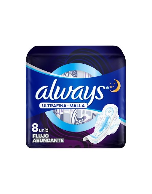 ALWAYS TOALLAS DE DIA SUAVE X 8UND