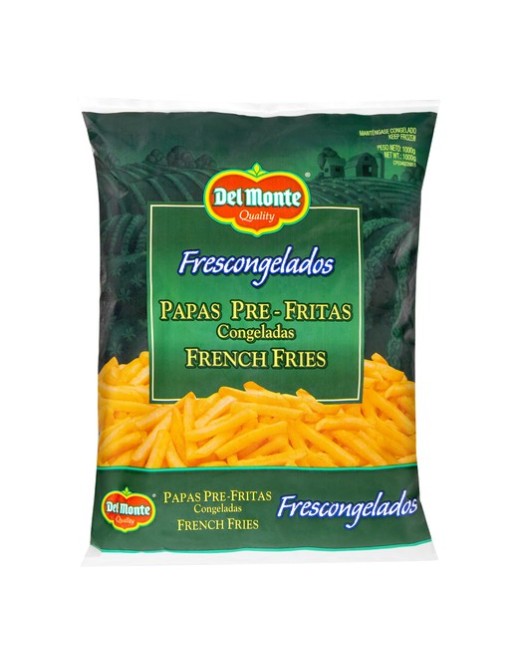 DEL MONTE PAPAS PRE-FRITAS CONGELADAS 1KG