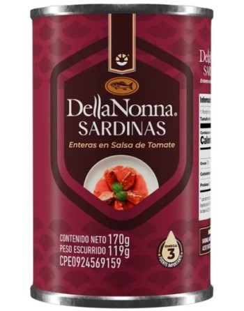 DELLA NONA SARDINA EN SALSA  DE TOMATE 170G