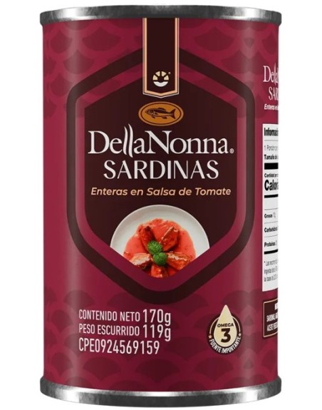 DELLA NONA SARDINA EN SALSA  DE TOMATE 170G