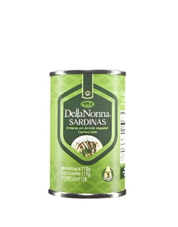 DELLA NONNA SARDINA EN ACEITE VEGETAL 170G