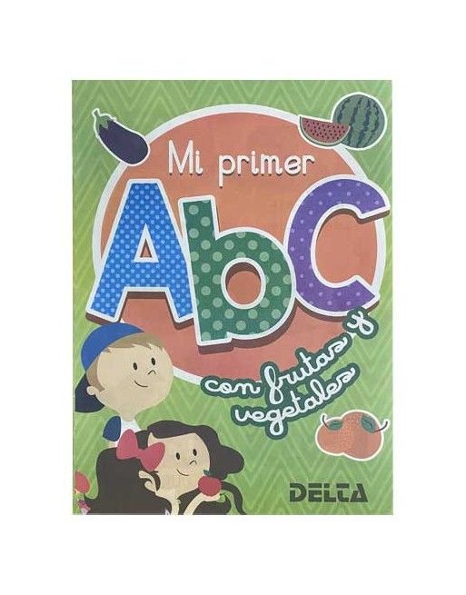 DELTA CARTILLA ABC CON  FRUTAS Y VEGETALES