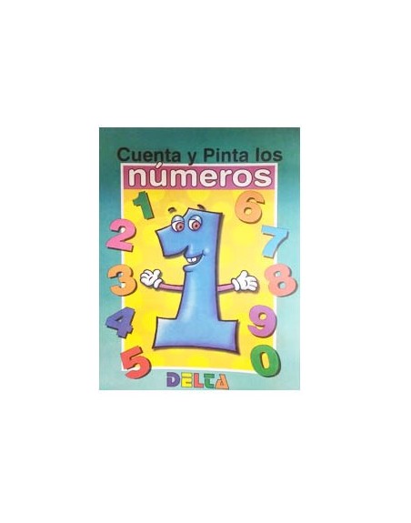 DELTA CARTILLA CUENTA Y PINTA LOS NUMEROS