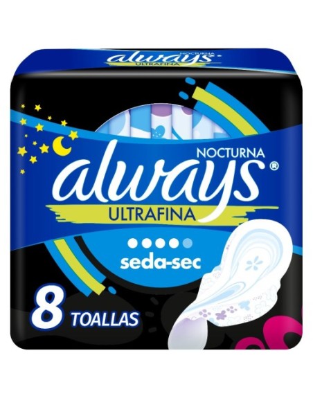 ALWAYS ULTRAFINA SEDA  SEC X8