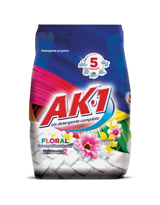 DETERGENTE AK FLORAL 3.9KG