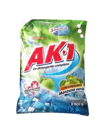 DETERGENTE AK MANZANA 3KG