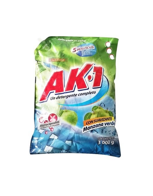 DETERGENTE AK MANZANA 3KG