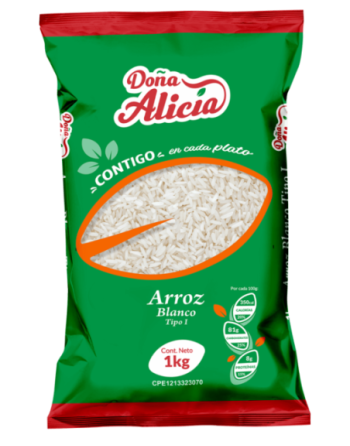 DOÑA ALICIA ARROZ BLANCO TIPO 1 KG