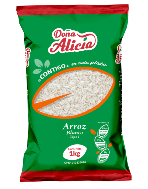 DOÑA ALICIA ARROZ BLANCO TIPO X24 BULTO