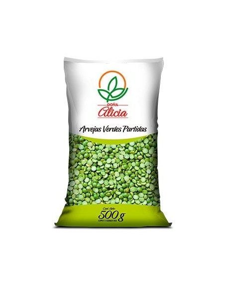 DOÑA ALICIA ARVEJAS PARTIDAS 500G