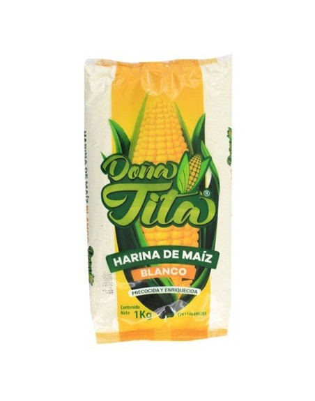 DOÑA TITA HARINA DE MAIZ BLANCO 1KG