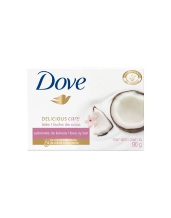DOVE DELICIOUS CARE LECHE DE COCO JABON DE TOCADOR 90G