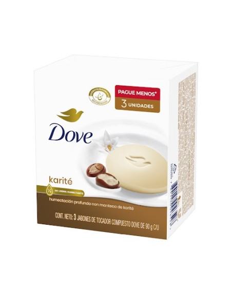 DOVE KARITE JABON X3UND