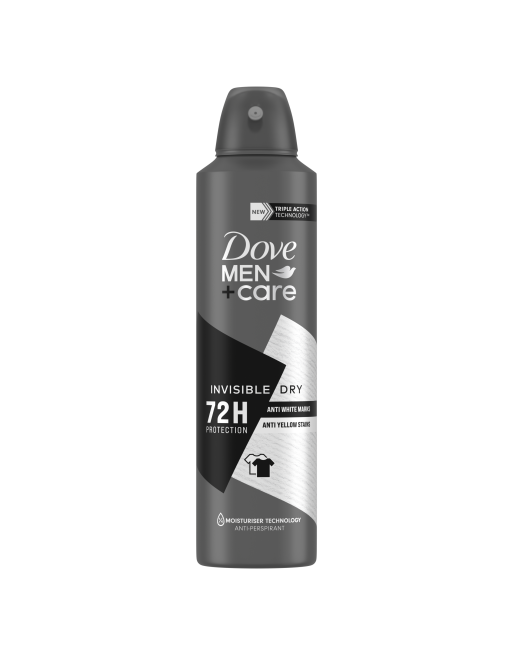 DOVE MEN CARE INVISIBLE DRY 72HORAS