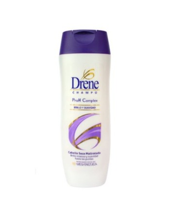 DRENE CHAMPU PROH COMPLEX BRILLO Y SUAVIDAD 370ML