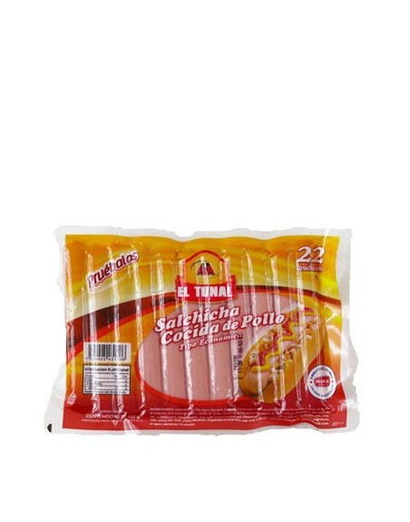 EL TUNAL SALCHICHA DE POLLO 22 UNIDADES