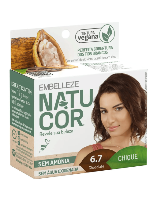 EMBELLEZE NATUCOR  N 6.7 CHOCOLATE 60ML