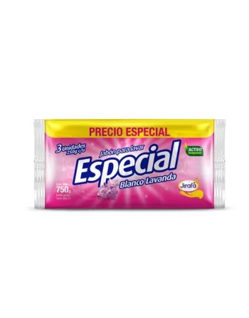 ESPECIAL JABON PARA LAVAR BLANCO LAVANDA  250G