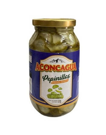 ACONCAGUA PEPINILLOS LAMINADOS 750G