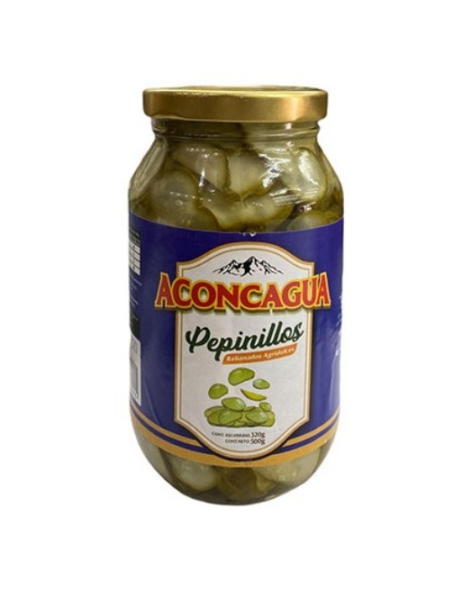 ACONCAGUA PEPINILLOS LAMINADOS 750G