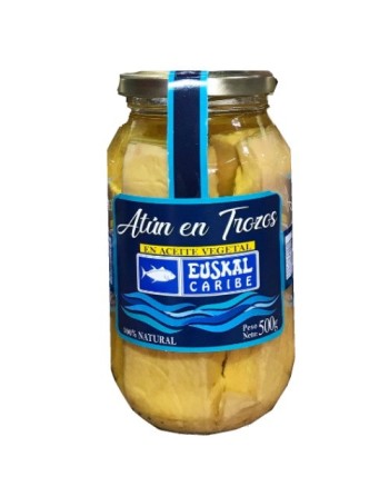 EUSKAL CARIBE ATUN EN TROZOS ACEITE 500G