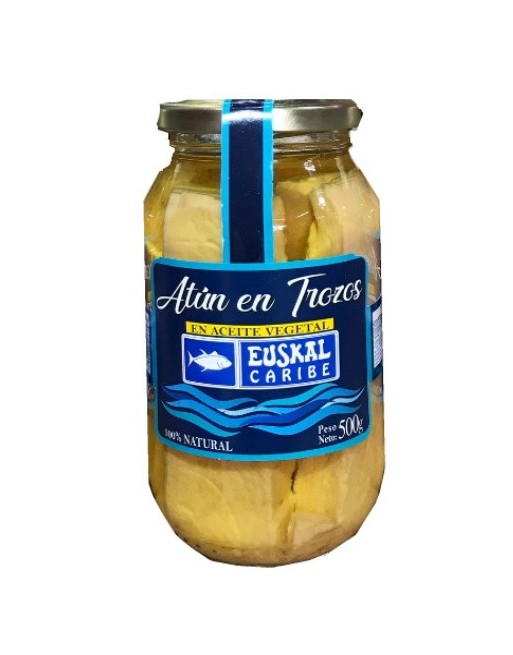 EUSKAL CARIBE ATUN EN TROZOS ACEITE 500G