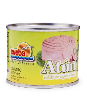 EVEBA ATUN EN AGUA Y LIMON 140G