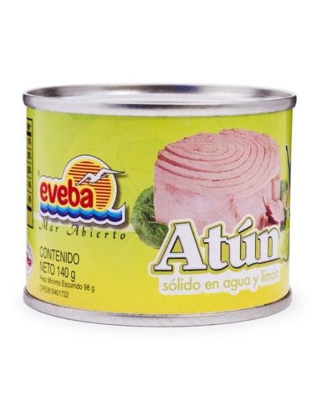EVEBA ATUN EN AGUA Y LIMON 140G