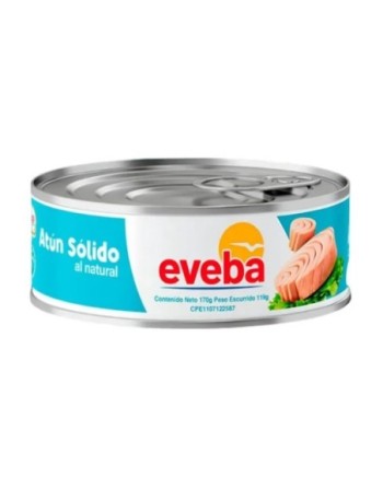 EVEBA ATUN SOLIDO EN ACEITE VEGETAL 170G