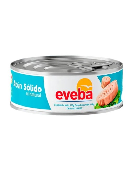 EVEBA ATUN SOLIDO EN ACEITE VEGETAL 170G