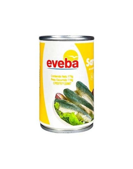 EVEBA SARDINAS VEGETAL 170G