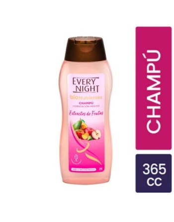 EVERY NIGHT BIO NUTRIENTES ACONDICIONADOR  EXTRACTOS DE FRUTAS ROJOS 365ML