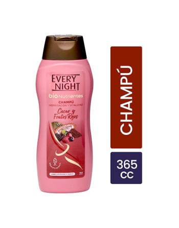 EVERY NIGHT BIO NUTRIENTES CHAMPU CACAO Y FRUTOS ROJOS 210ML