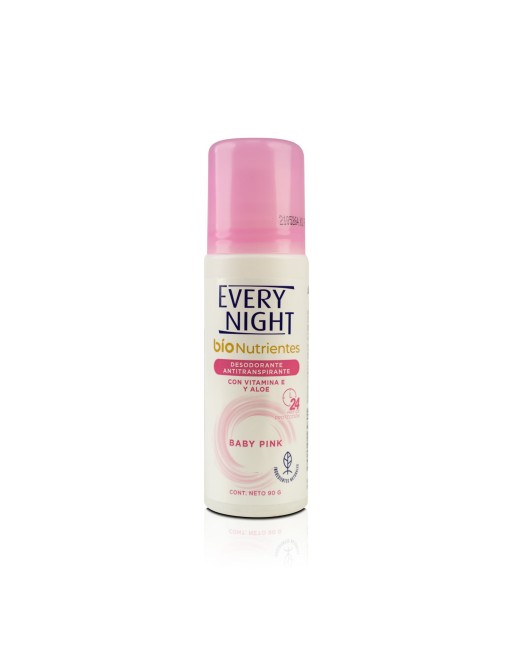 EVERY NIGHT BIONUTRIENTES BABY PINK ROLL-ON ANTITRANSPIRANTE  90G