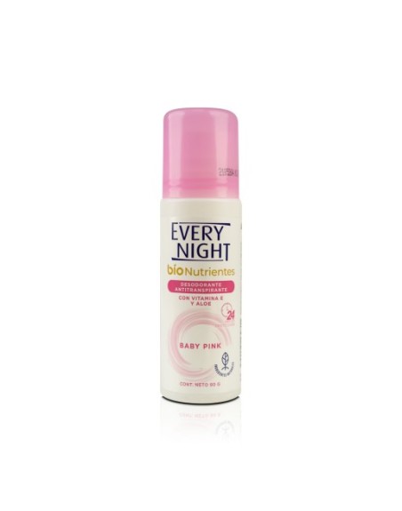 EVERY NIGHT BIONUTRIENTES BABY PINK ROLL-ON ANTITRANSPIRANTE  90G