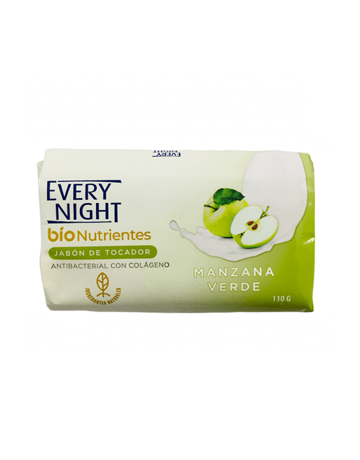 EVERY NIGHT JABON DE TOCADOR MANZANA VERDE  110G