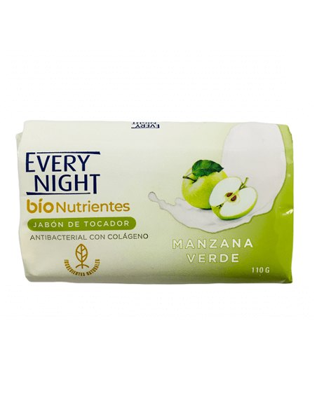 EVERY NIGHT JABON DE TOCADOR MANZANA VERDE  110G