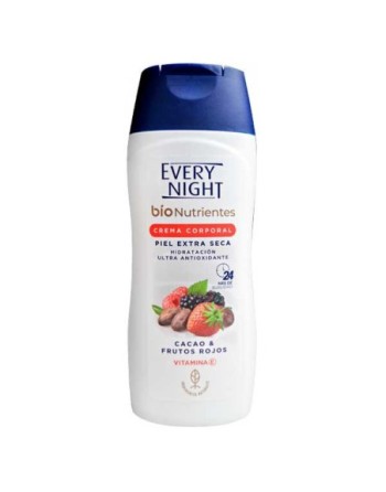 EVERY NIGTH BIO NUTRIENTES CREMA CORPORAL PIEL EXTRA SECA CACAO FRUTOS ROJOS 200ML