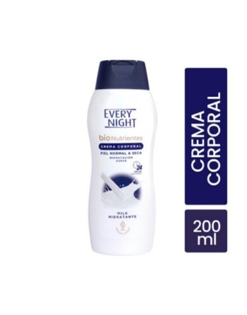 EVERY NIGTH BIO NUTRIENTES CREMA CORPORAL PIEL NORMAL MILK 200ML