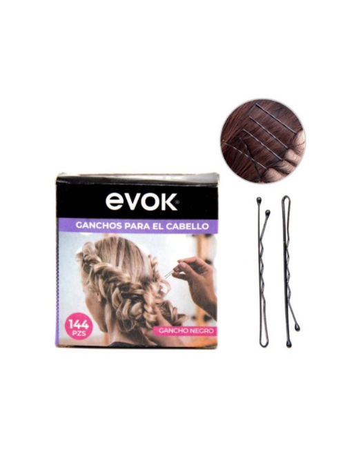 EVOK GANCHO PARA CABELLO 144PCS