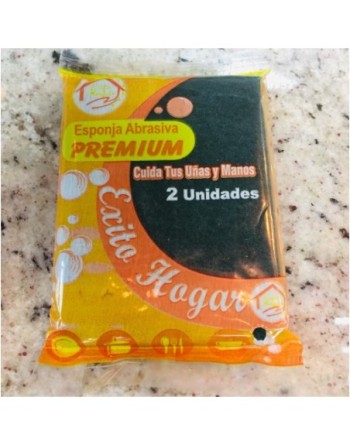 EXITO HOGAR ESPONJA ABRASIVA PREMIUM 2 UND