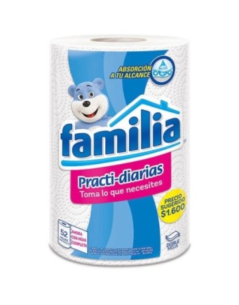 FAMILIA  TOALLIN JUMBO DOBLE HOJA 150HJ