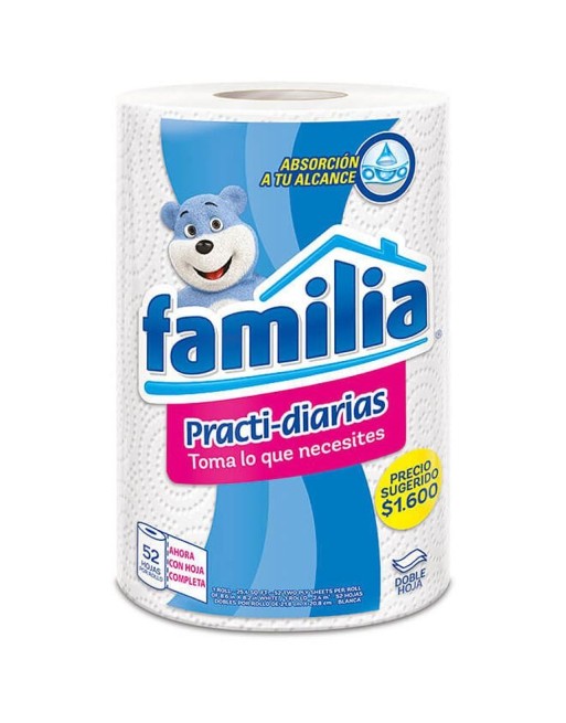 FAMILIA  TOALLIN JUMBO DOBLE HOJA 150HJ