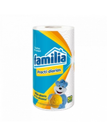 FAMILIA PRACTI DIARIAAS TOALLIN X50